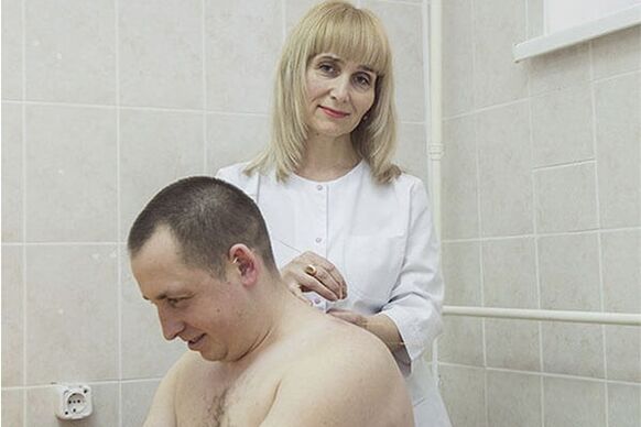 Hrudní osteshondrosis