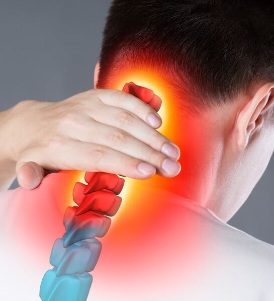 bolest na krku s cervikální osteochondrózou